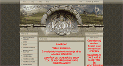 Desktop Screenshot of magickyavalon.cz